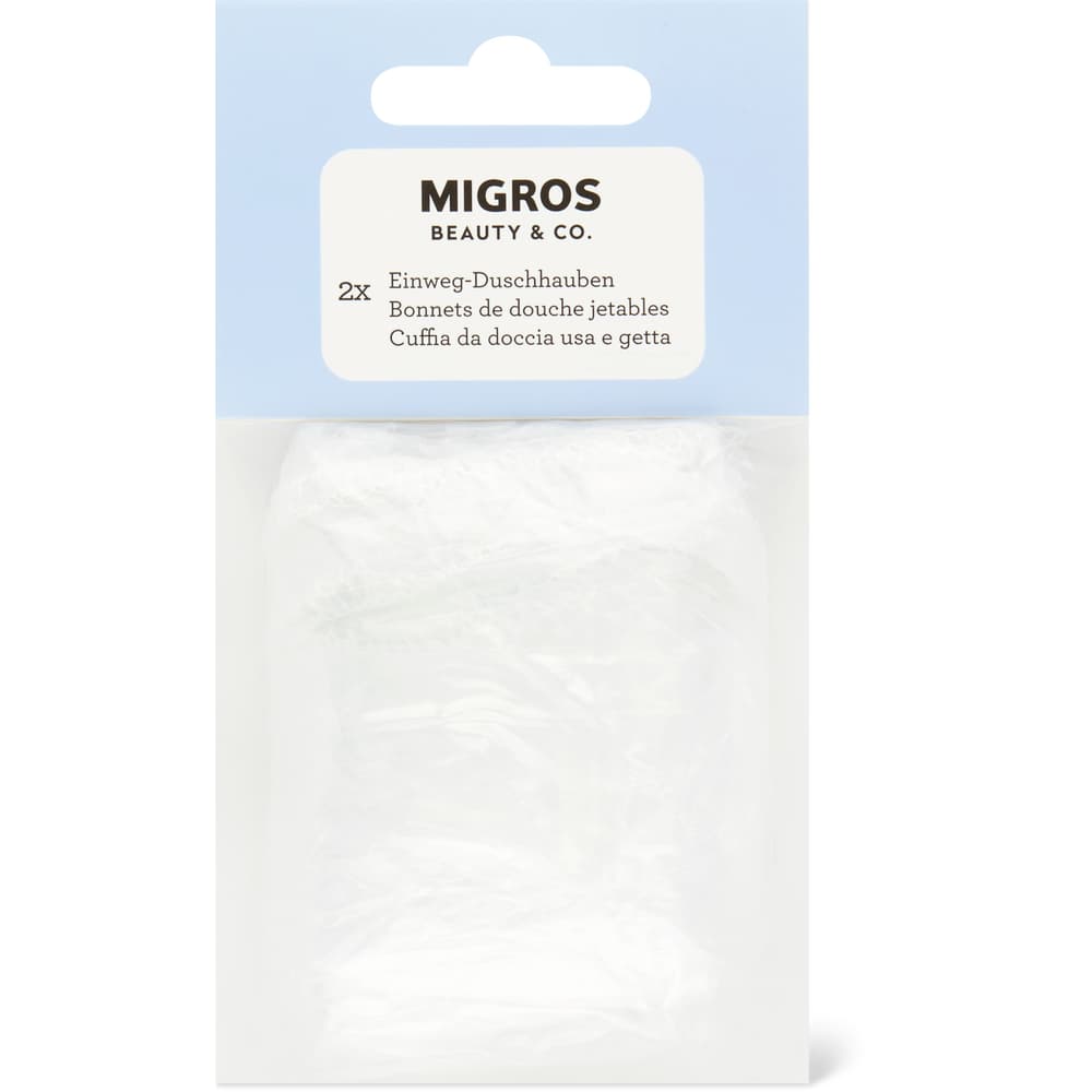 Migros Beauty & Co. Einweg-Duschhaube 2 Stück