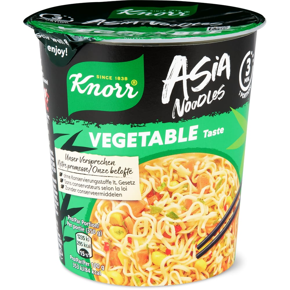 Knorr Asia Noodles Vegetable Taste vegetarisch