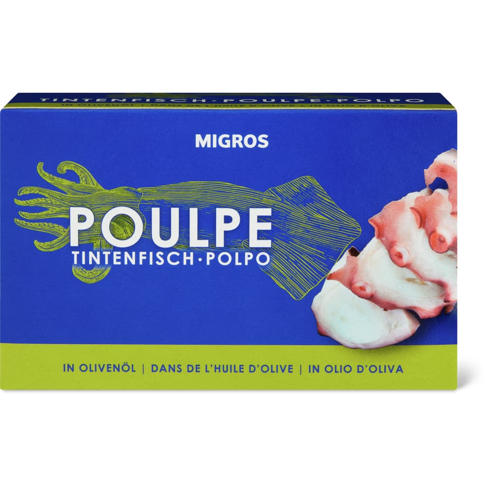 Migros Tintenfisch Olivenöl und Kochsalz
