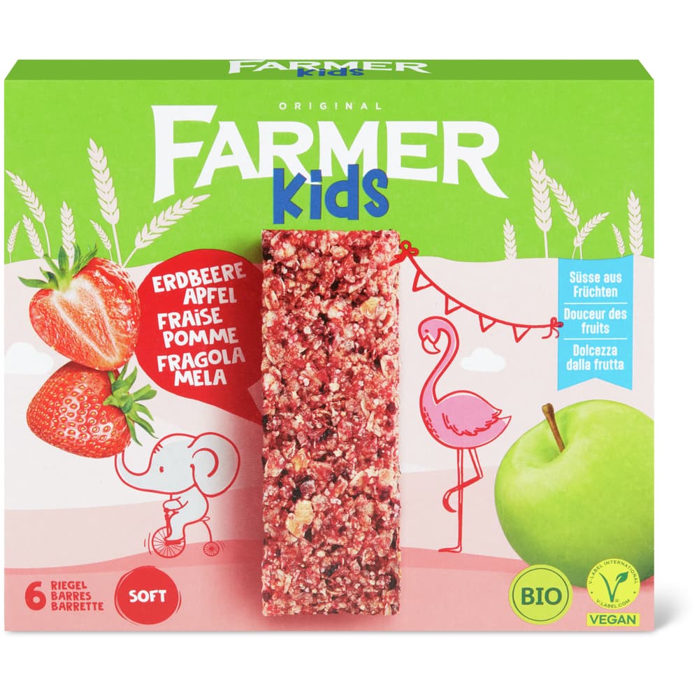Farmer Junior Bio, Erdbeere, vegan