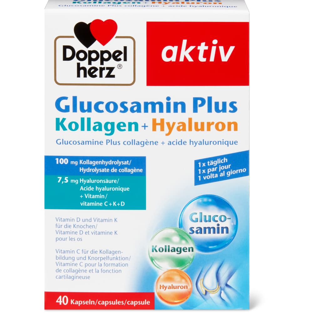 Doppelherz Glucosamin Plus Kapseln • Migros