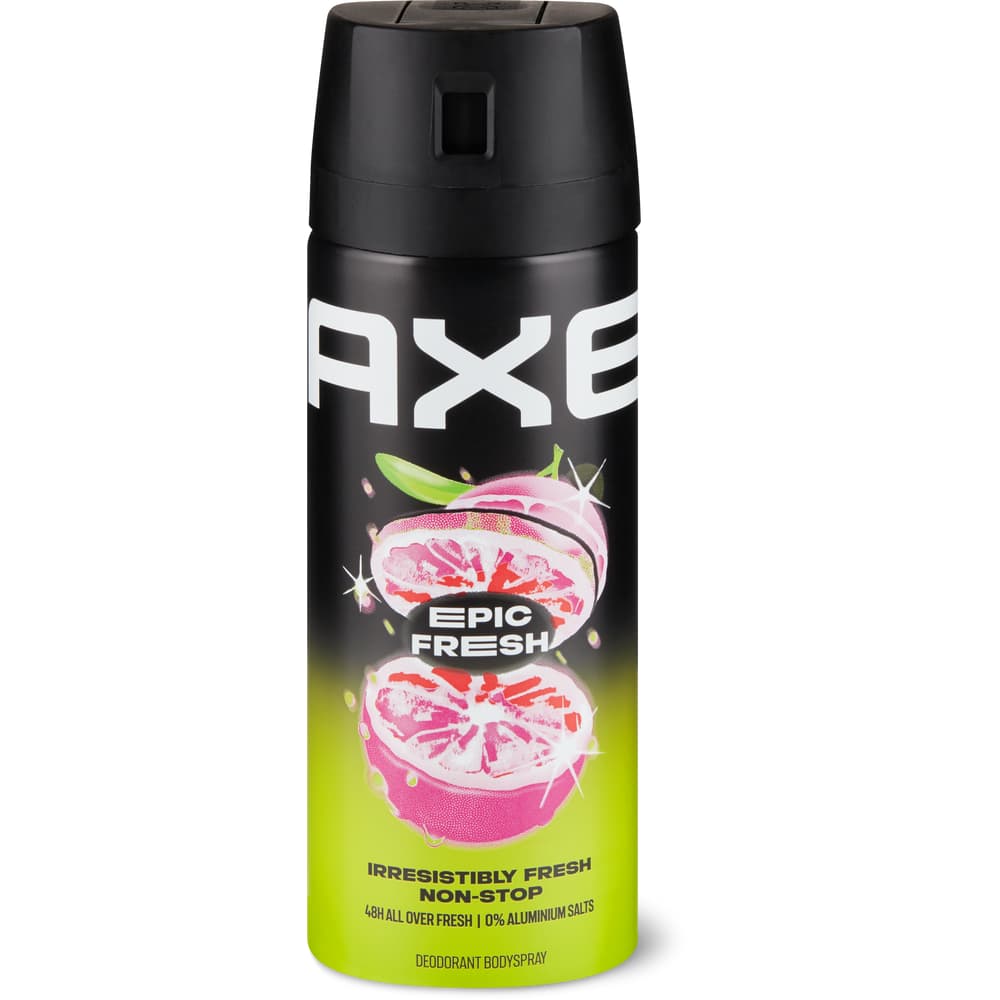 Axe Deo Bodyspray Epic Fresh 48h, 0% Aluminiumsalze