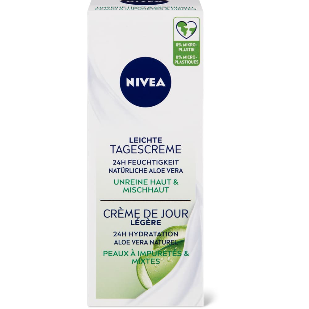 Nivea Tagescreme Aloe vera, Unreine Haut & Mischhaut