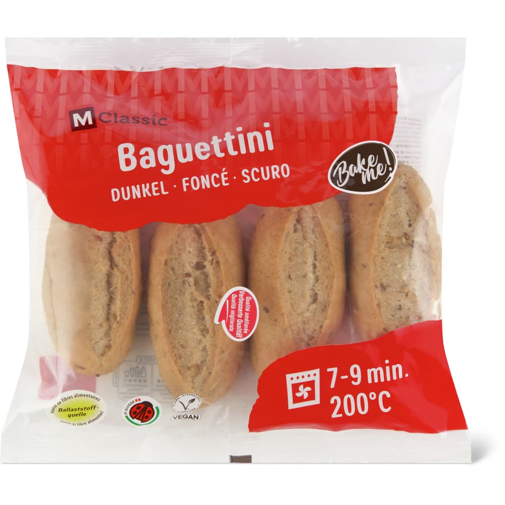 M-Classic IP-SUISSE Dunkles Brötchen Vorgebacken