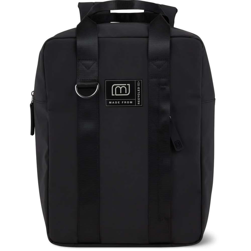 Miomojo  Unisex Recycled Backpack. Miomojo Recycled Black Nylon Backpack | eBay main image 4