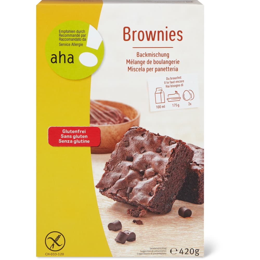 Aha! Backmischung für Brownies