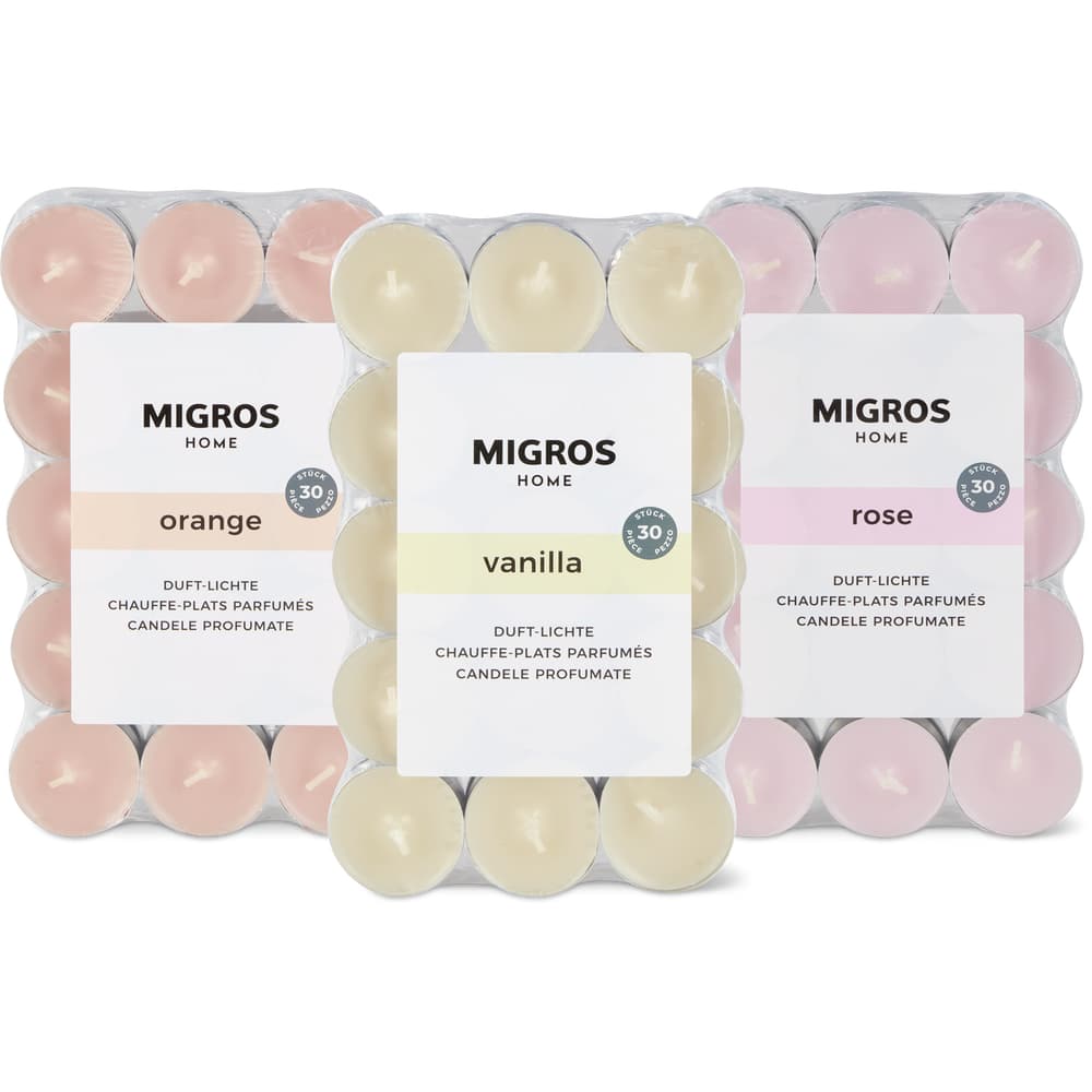 Migros Home Duftteelichter assortiert