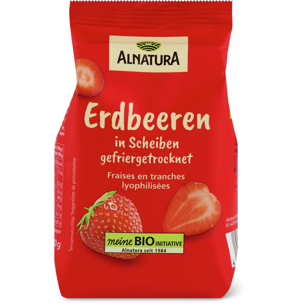 Alnatura Erdbeeren gefriergetrocknet