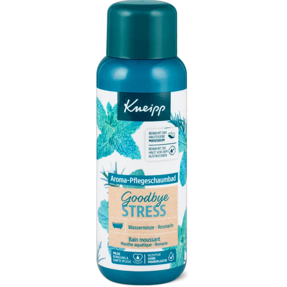 Kneipp Goodbye Stress Pflegeschaumbad Wasserminze & Rosmarin