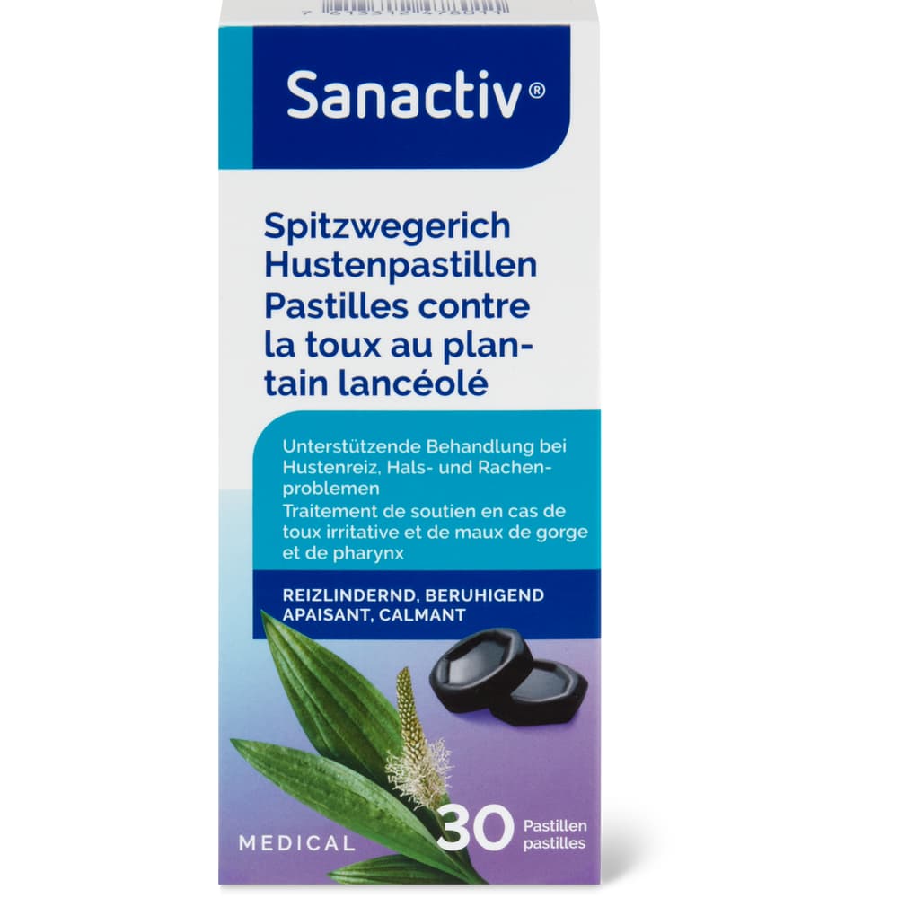 Sanactiv Spitzwegerich Hustenpastillen