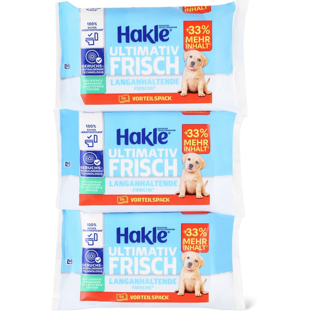 Hakle Feuchttücher Ultimativ Frisch Trio