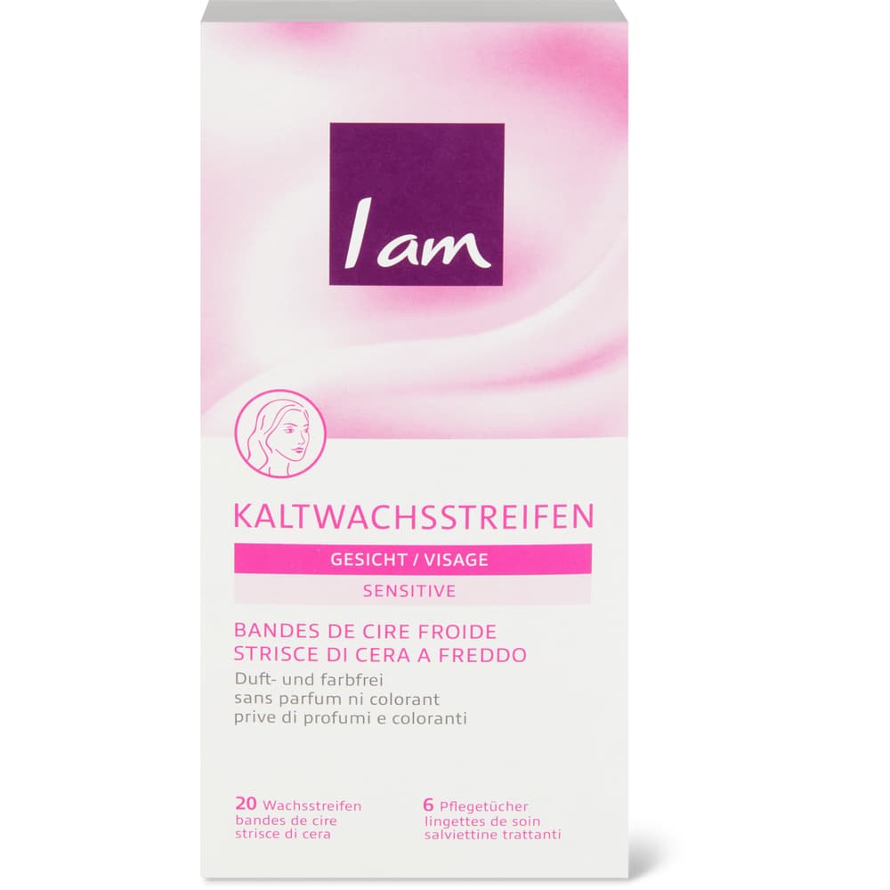 I am Hair Removal Kaltwachsstreifen Gesicht