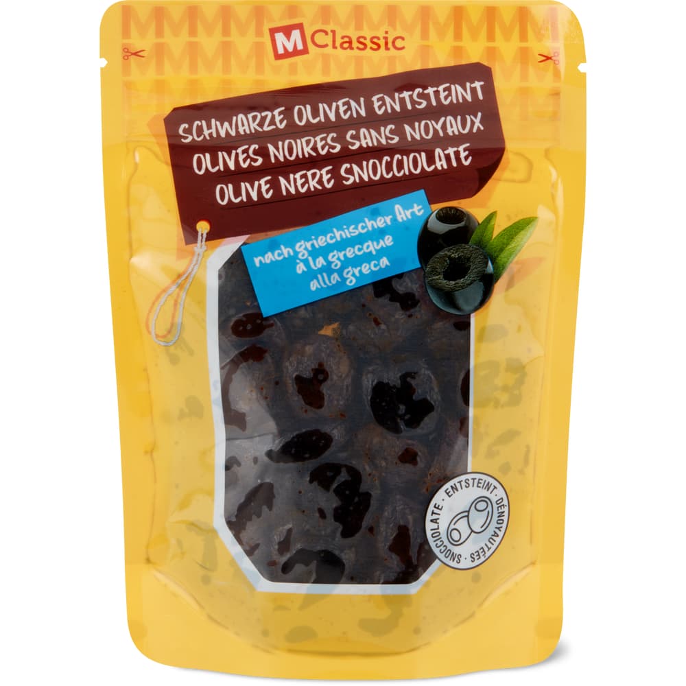 M-Classic Schwarze Oliven Entsteint