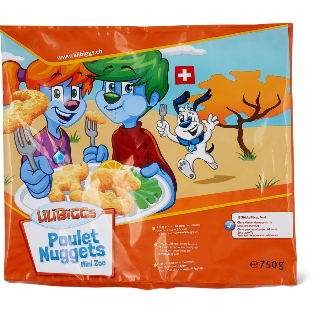 Lilibiggs Mini Zoo Poulet Nuggets paniert