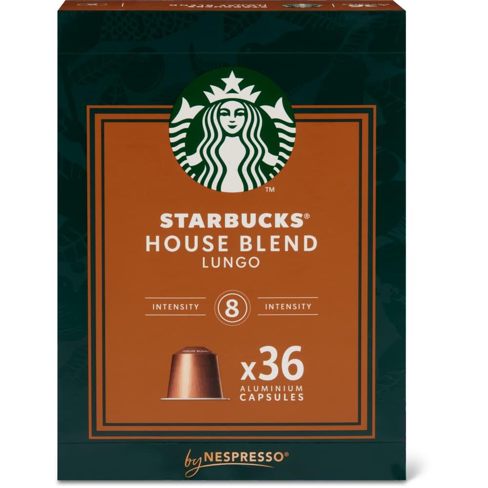 Starbucks By Nespresso® Kaffee-Kapseln aus Aluminium House Blend Lungo