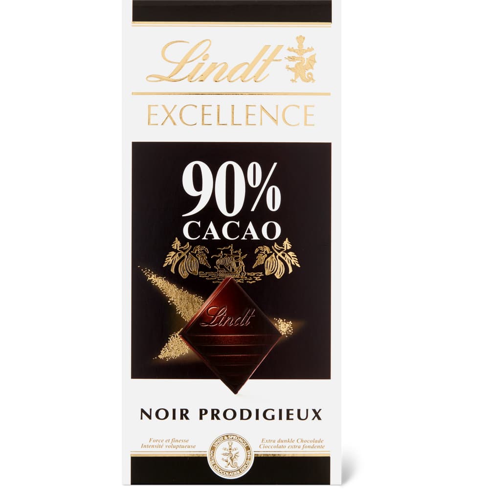 Lindt Excellence Tafelschokolade Dunkel 90% Kakao