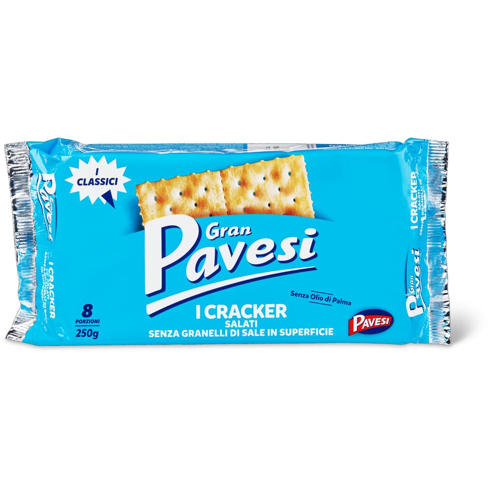 Pavesi Cracker 30% weniger Salz