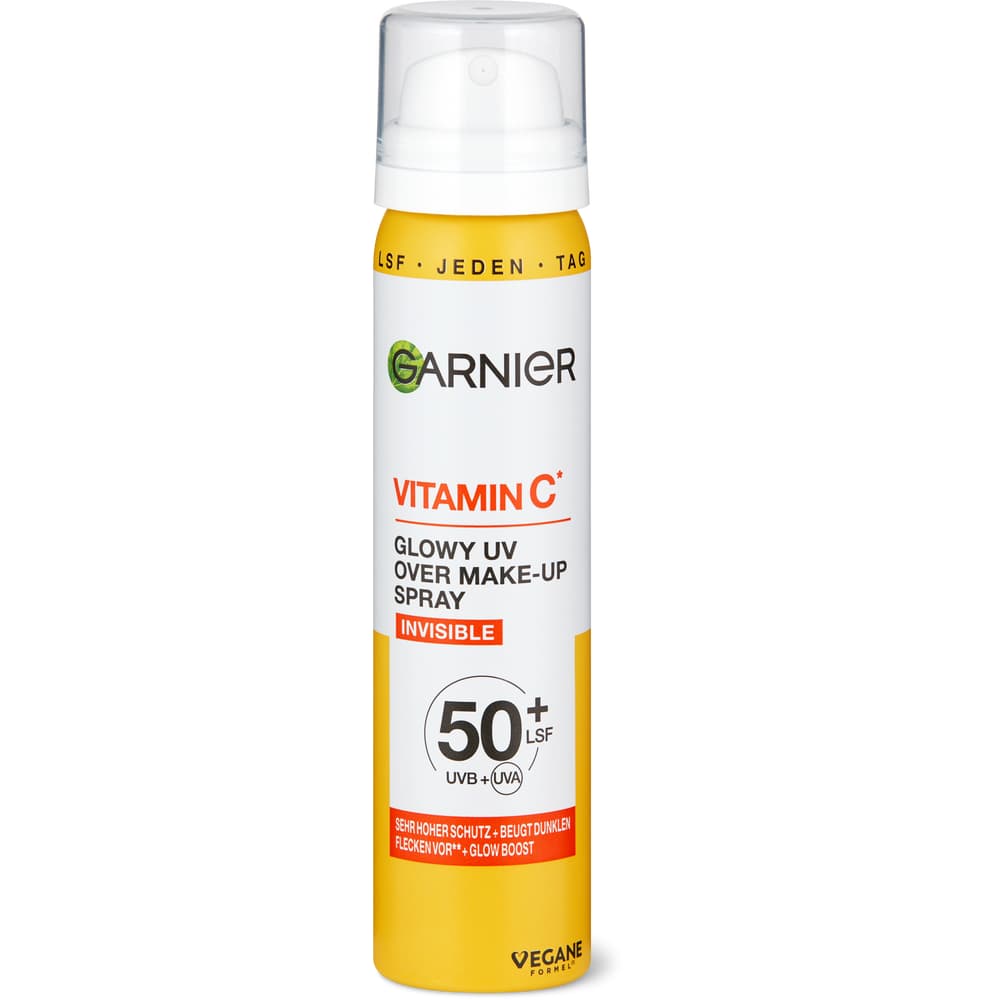 Garnier Glowy UV Over Make-Up Spray Invisble