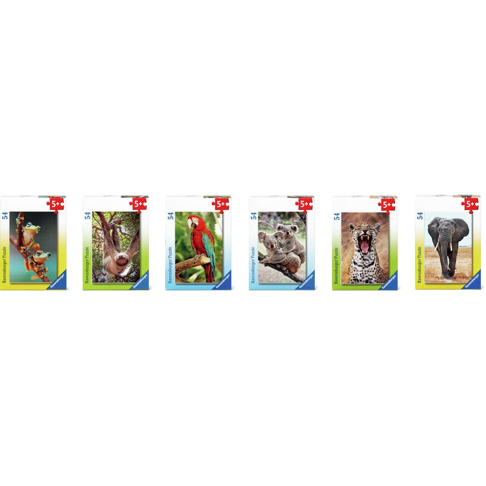 Ravensburger Minipuzzle Exotische Tiere 54 Teile