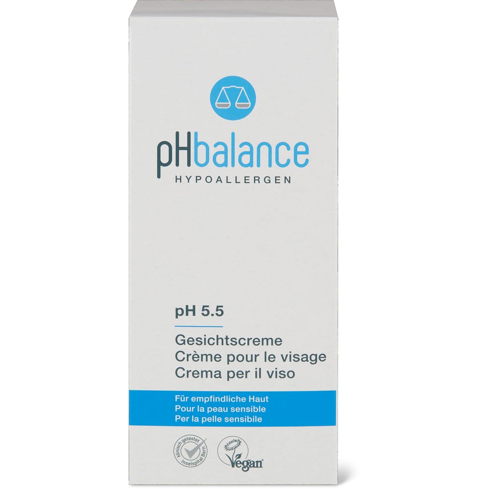 pH balance Gesichtscreme pH 5.5 Für empfindliche Haut