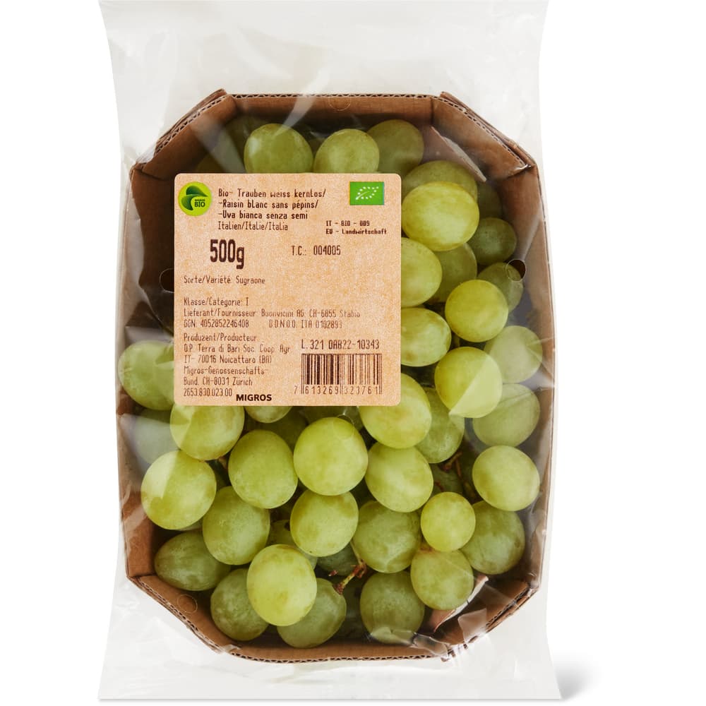 Migros Bio Trauben kernlos