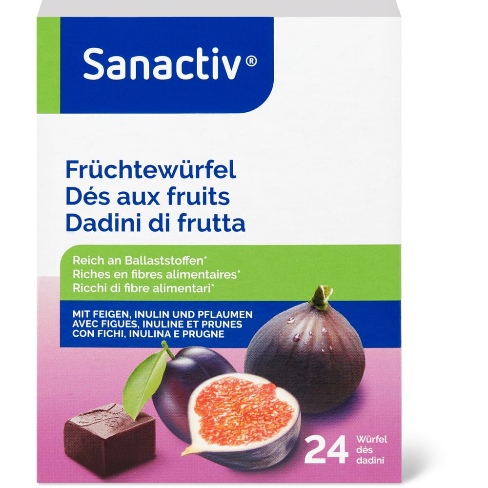 Sanactiv Früchtewürfel Feigen & Pflaumen