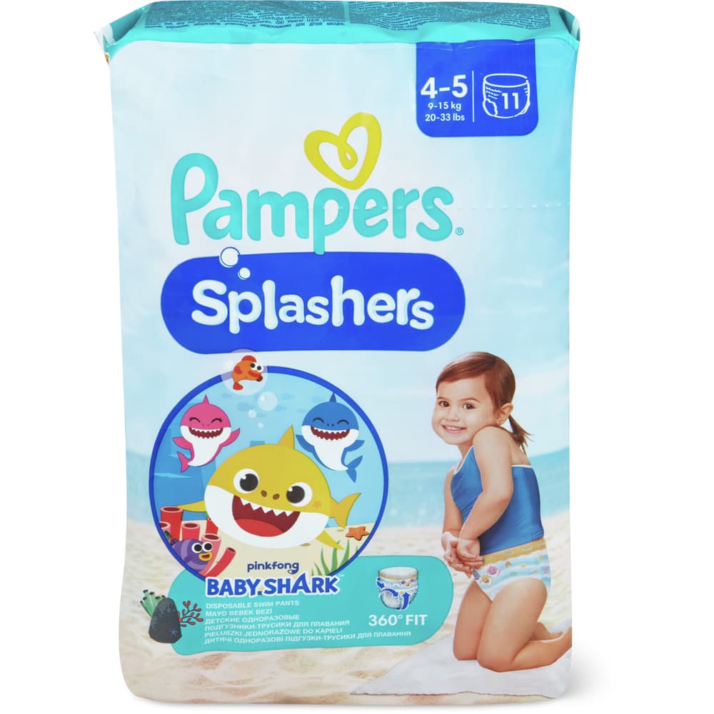 Pampers Splashers Schwimmwindeln Grösse 4-5, 9-15kg