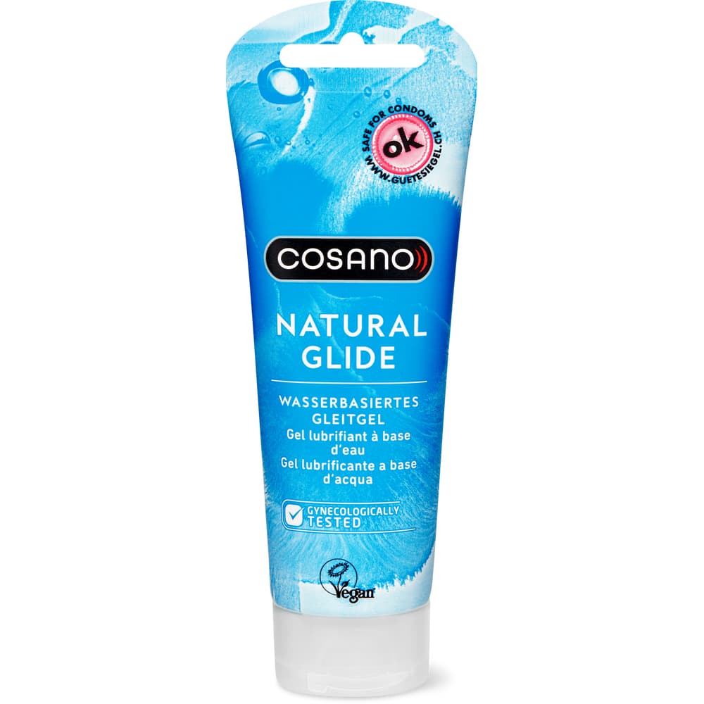 Cosano · Natural Glide Gleitgel · Wasserbasis • Migros
