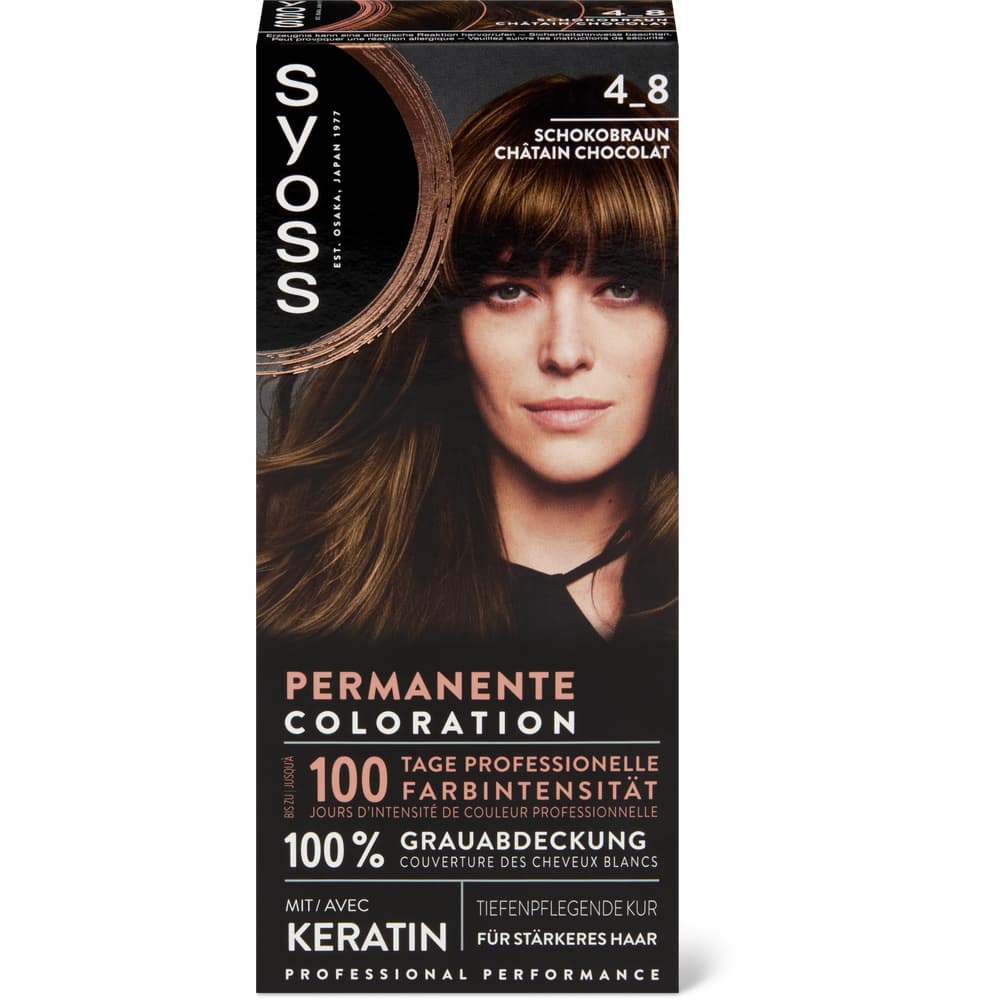 Syoss Dauerhafte Haarfarbe 4_8 Schokobraun