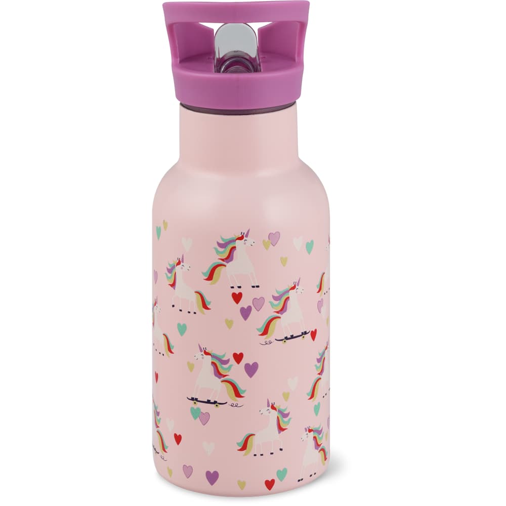 Migros Kitchen & Co. Trinkflasche Edelstahl, Einhorn, 350ml