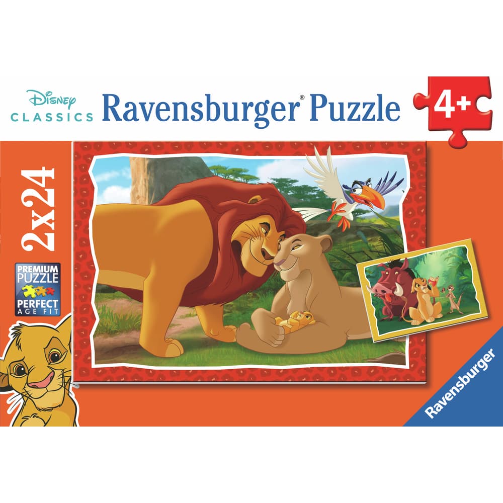 Ravensburger Puzzle Der König der Löwen 2x24 Teile