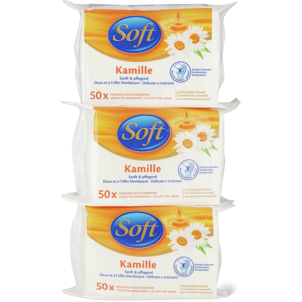 Soft Kamille Feuchttücher Kamille
