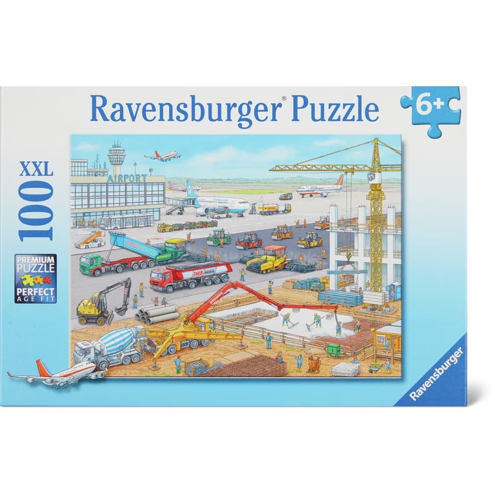 Ravensburger Puzzle Baustelle Flughafen 100 Teile