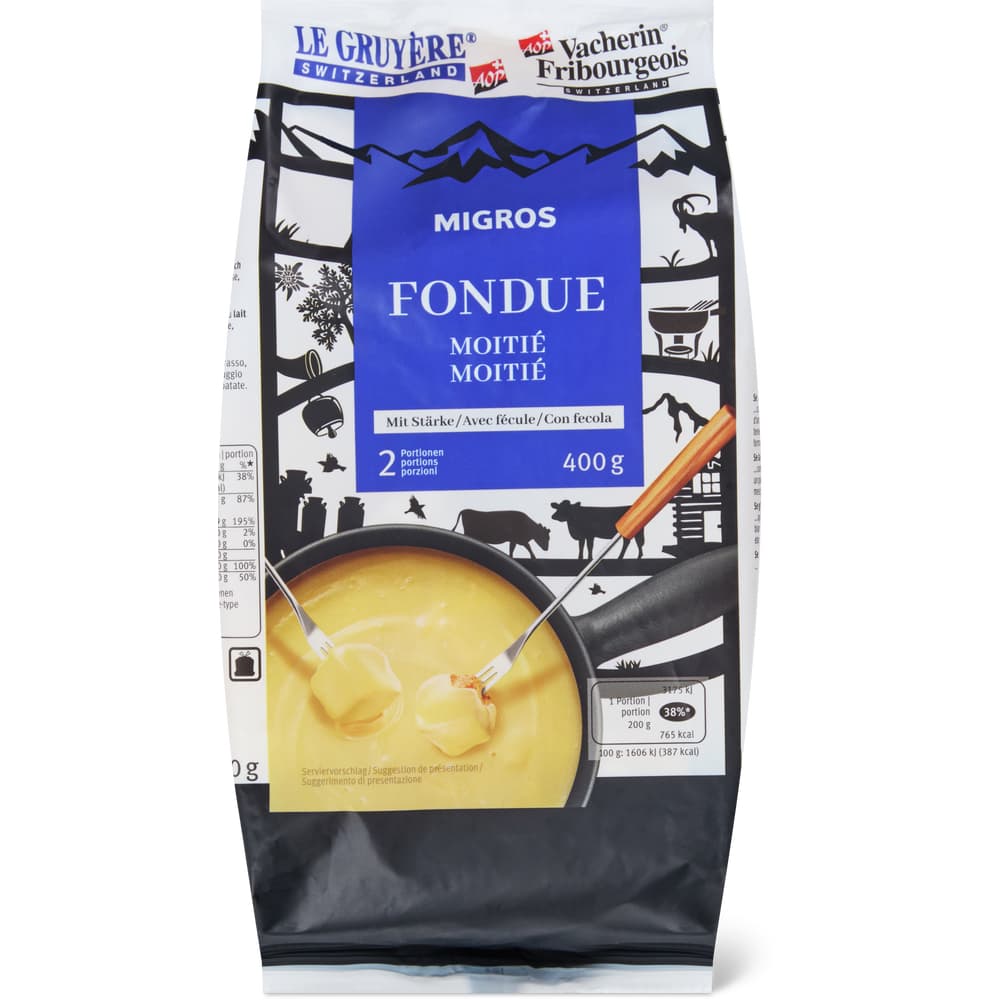 Migros Fondue Moitié-Moitié mit Stärke
