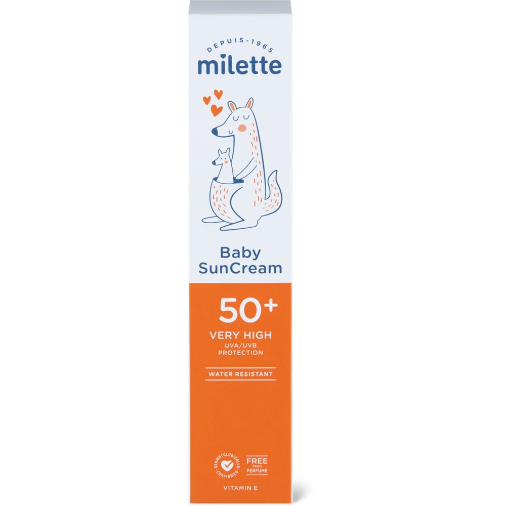 Milette Baby Care Sonnencreme für Babys 50+, UVA/UVB, Waterproof