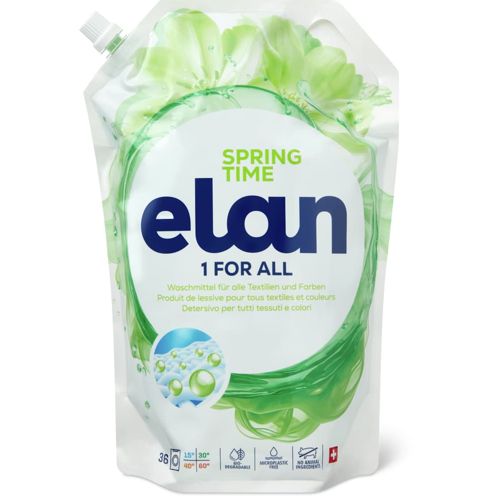 Elan Flüssigwaschmittel 36 Waschgänge, Spring Time