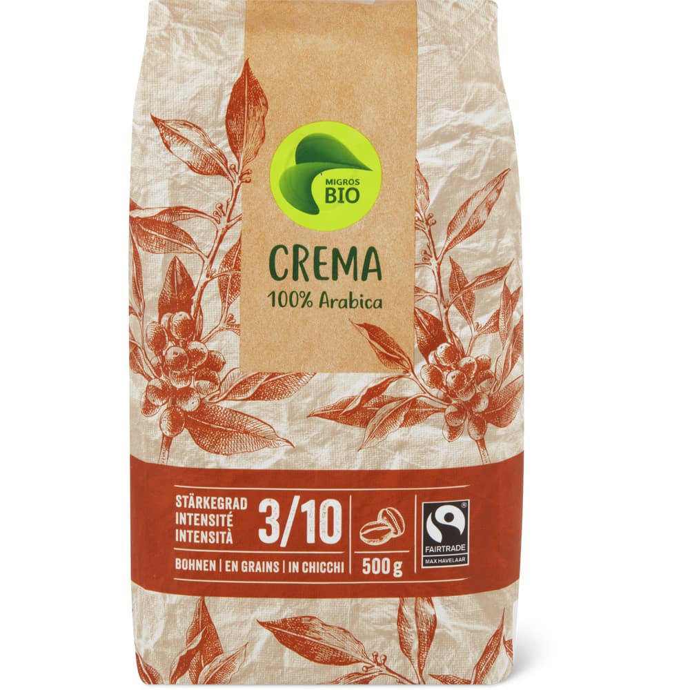 Migros Bio Fairtrade Bio-Bohnenkaffee Crema 3/10