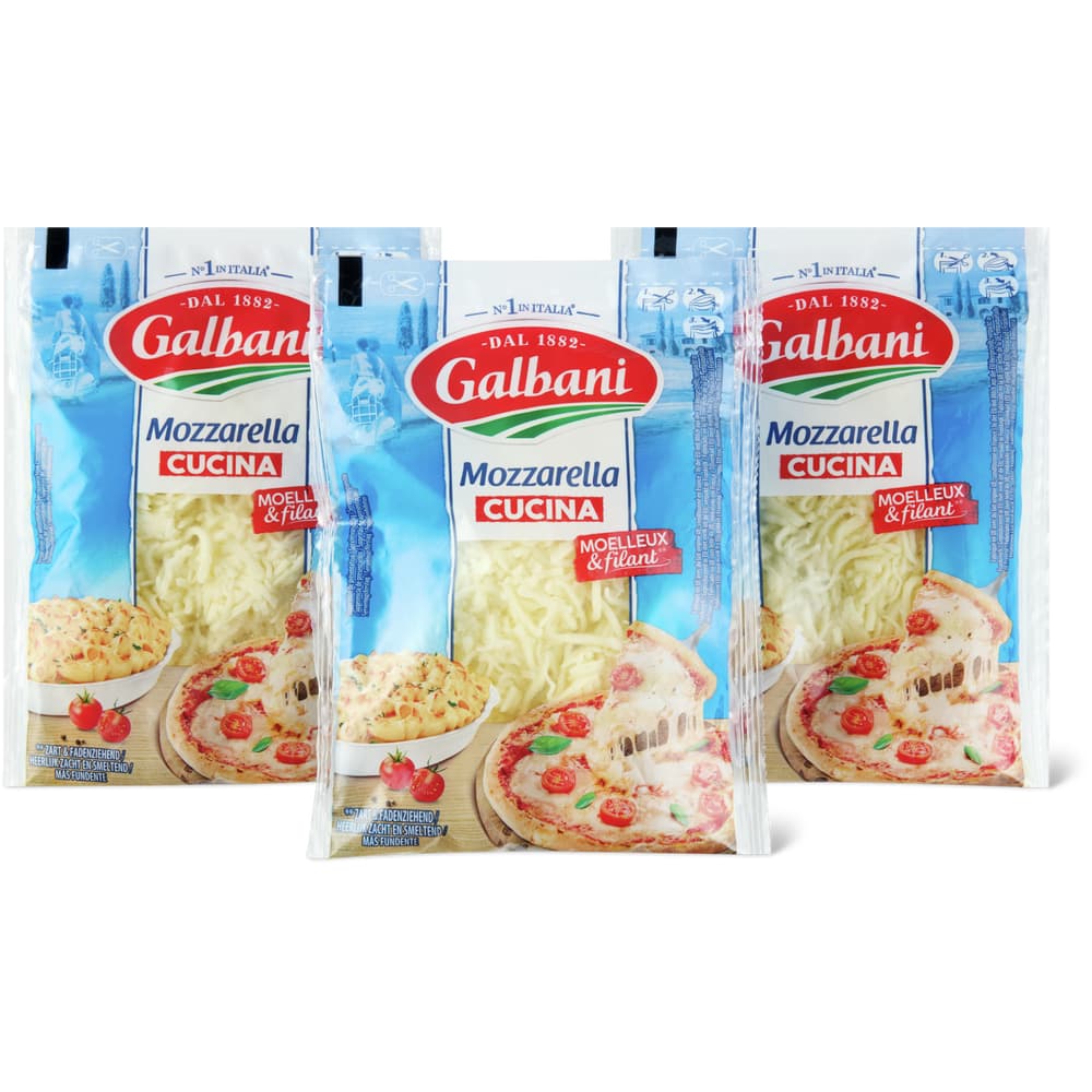Galbani Mozzarella cucina gerieben