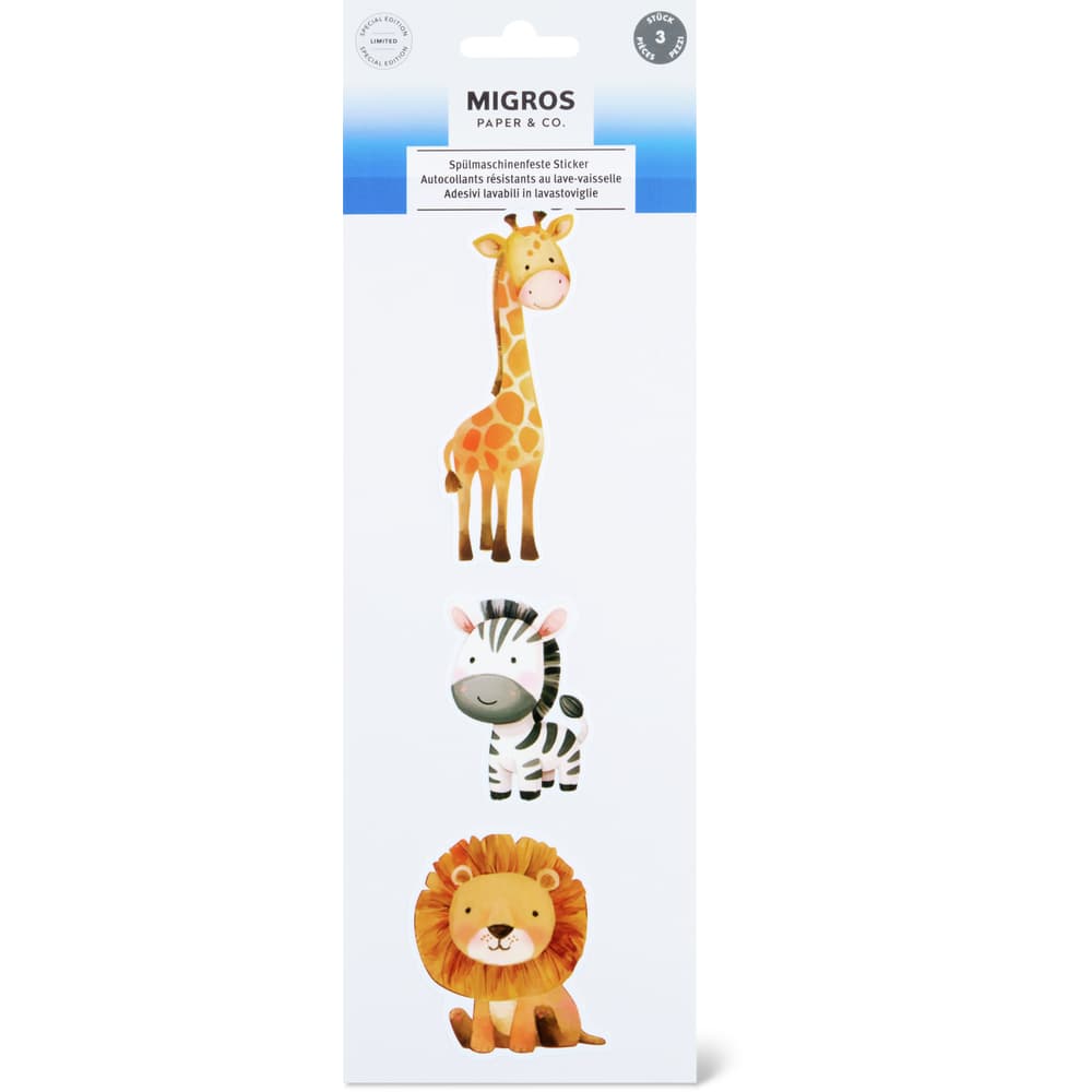 Migros Paper & Co. Sticker spühlmaschinenfest
