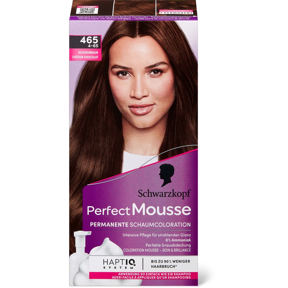 Perfect Mousse Coloration 465 Schokobraun, permanent
