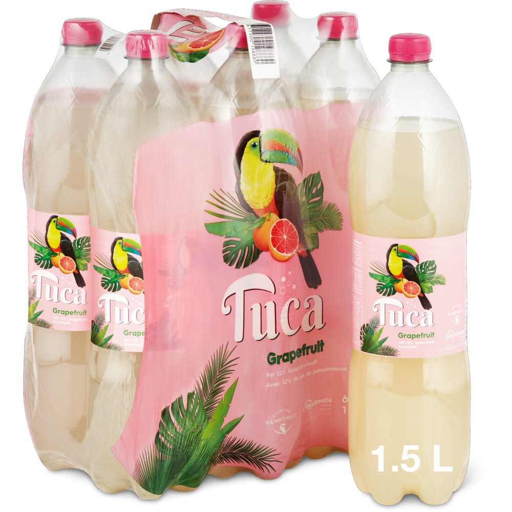 Tuca Tafelwasser Kohlensäurehaltig Grapefruit