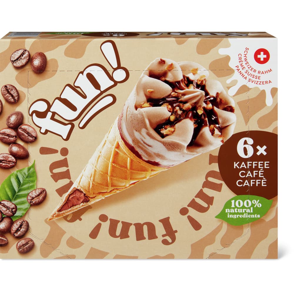 Fun Cornets Kaffee