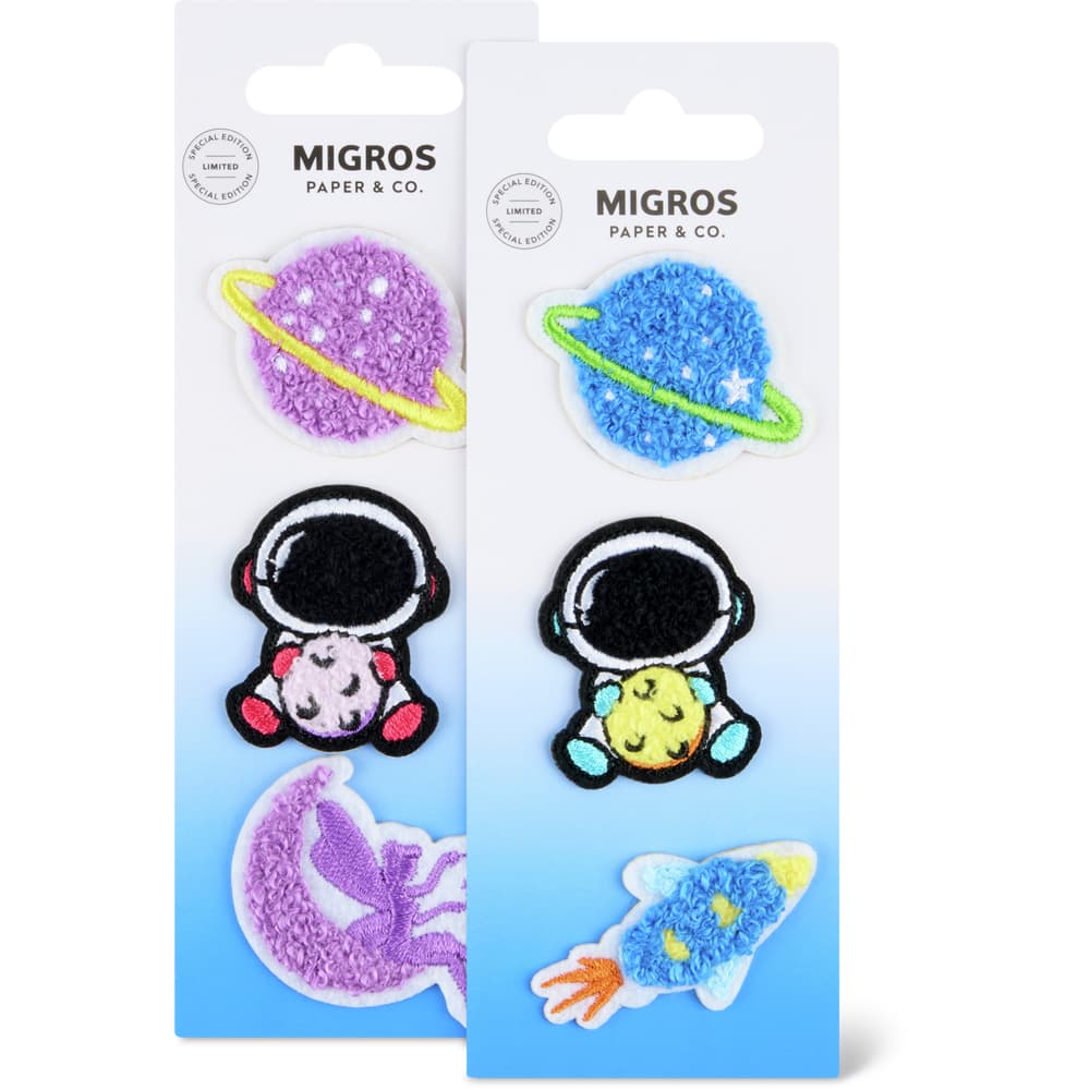 Migros Paper & Co. Deko-Stoffsticker Assortiert