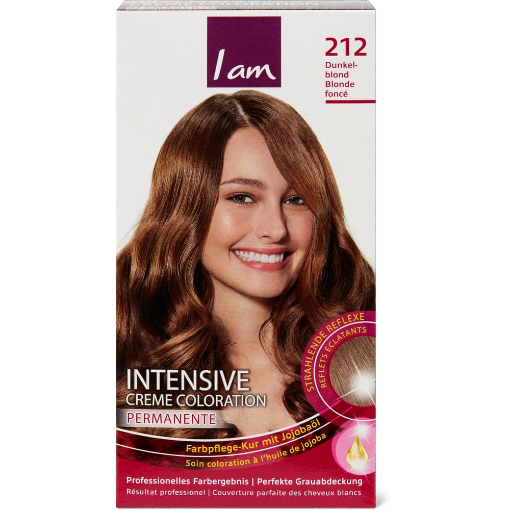 I am Dauerhafte Haarfarbe 212 Dunkelblond