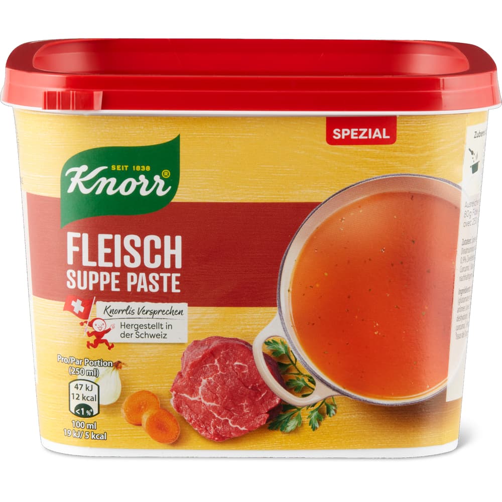Knorr Fleischsuppe Fleischsuppe spezial Paste