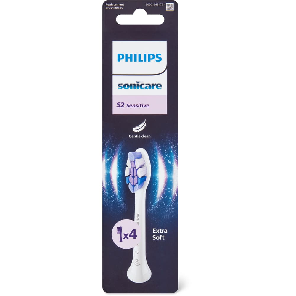 Philips sonicare S2 Sensitive Aufsteckbürsten Extra Soft weiss HX6054/87