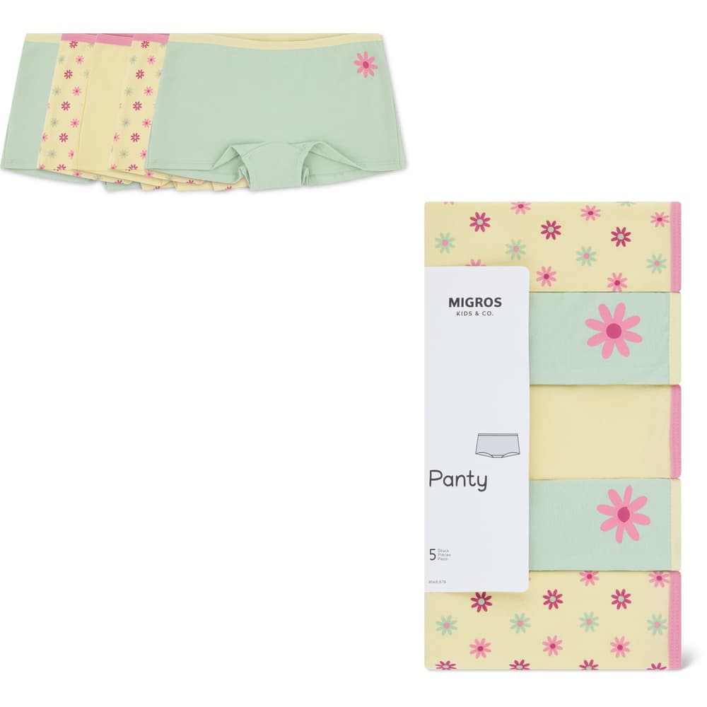 Migros Kids & Co. KIDS PANTY 5ER PACK Better Cotton