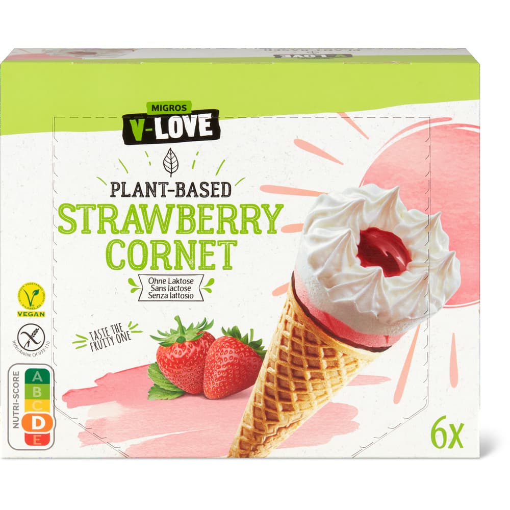 V-Love Cornet Strawberry Cornet