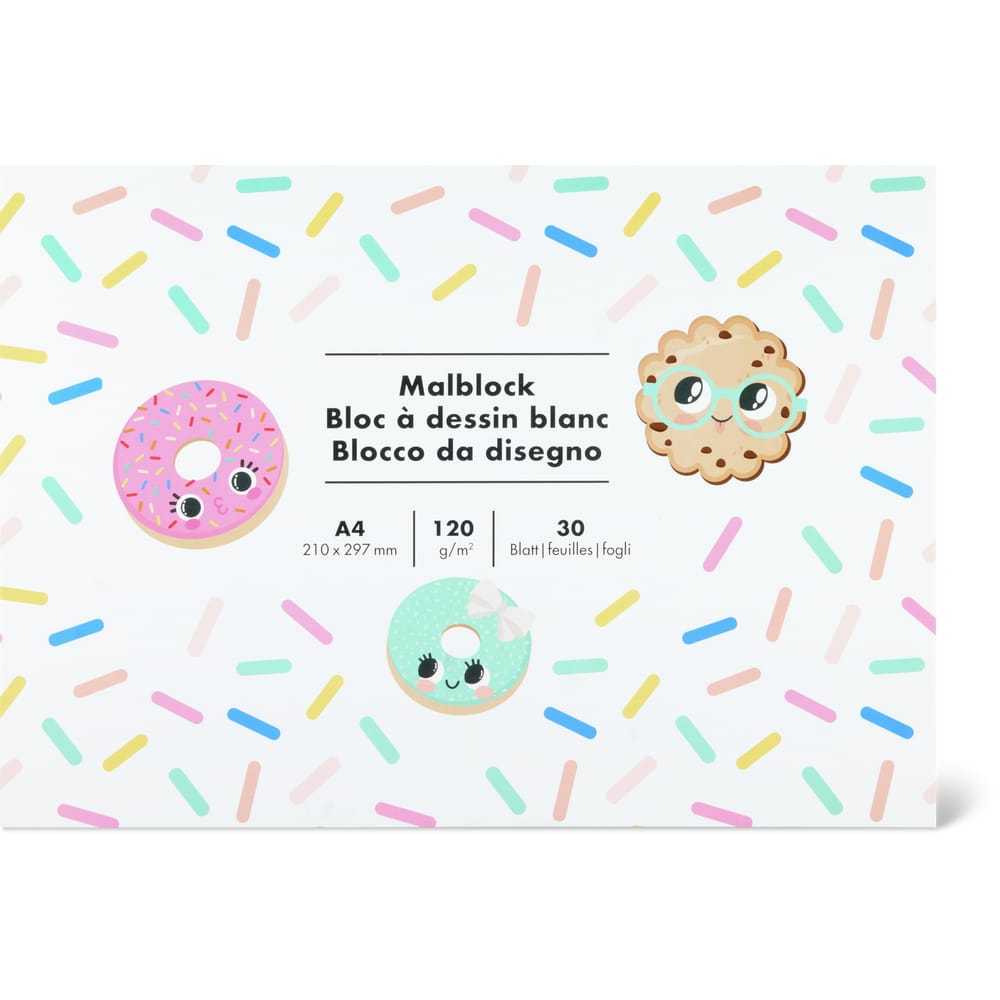 Migros Paper & Co. Malblock A4, Sweets