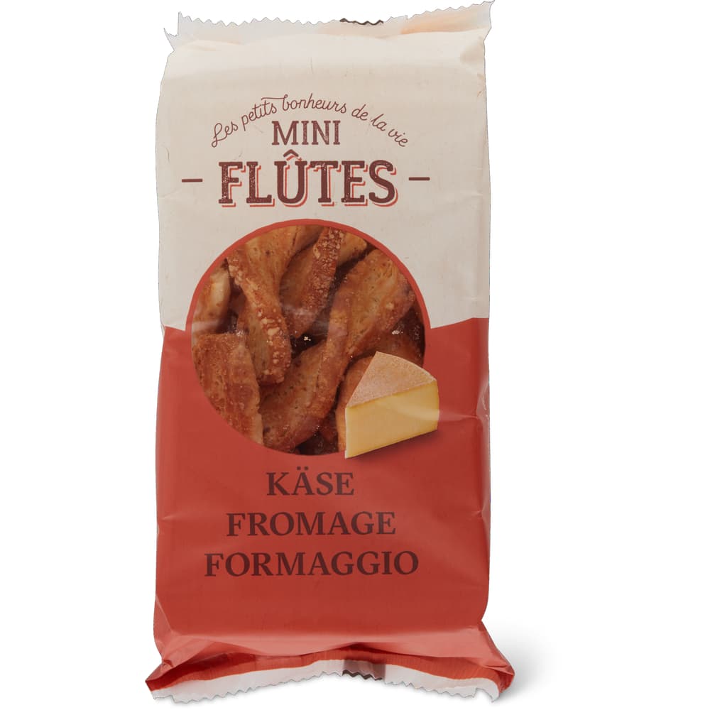 Flûtes Butter und Käse, mini
